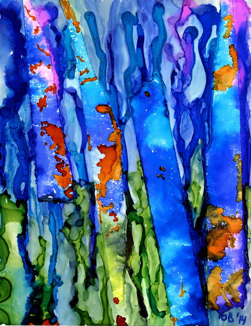 Alcohol Ink Painting 3
