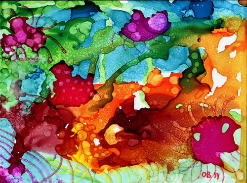 Alcohol Ink Painting 17