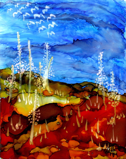Alcohol Ink Painting 36